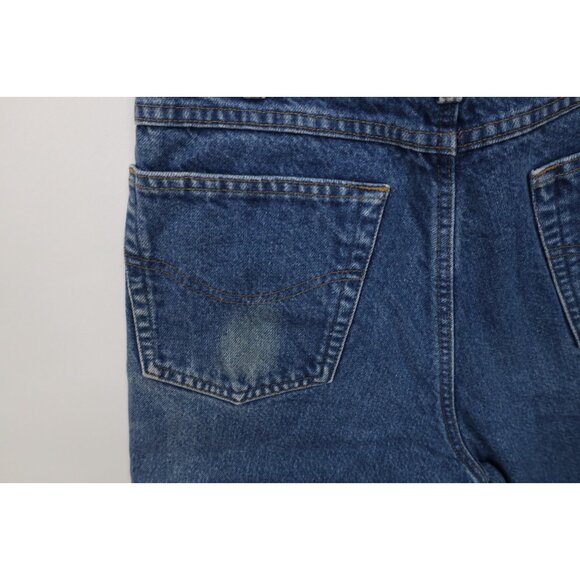 Vtg Y2K Carhartt Mens 32x32 Distressed Heavy Flannel Lined Straight Leg Jeans - Picture 16 of 16